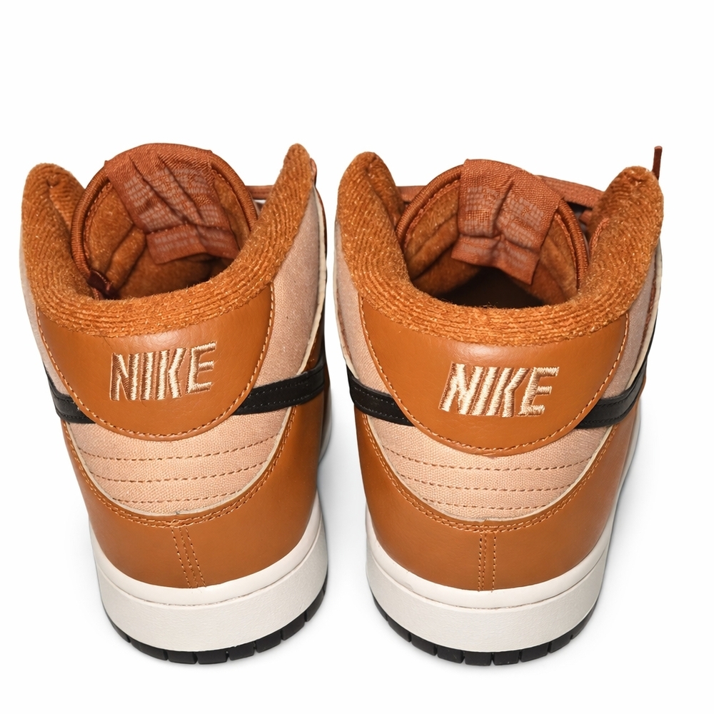 Nike Dunk Mid Men’s Size 10.5 Brown Tan Black Sneaker - Picture 4 of 5